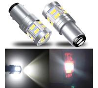 Bay15d 1157 P21/5W Lampadina Led, DC 12V-24V Ampia Tensione, Luce Bianca Con Proiettore, Per Luci Di Posizione, Luce Dei Freni, Fanali Posteriori, Confezione Da 2 Pezzi.