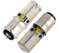 PYRJIN Lampadina Ba15D Led 12V, 5W Rivestito Di Silicone, Equivalenti A 40W, Bianco Caldo 3000K, Per Del Camper, Barca, Roulotte Illuminazione. (2 Pz)