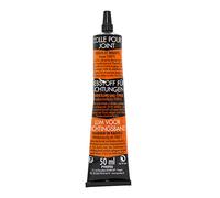 Pyro Feu 24931-12 Colla Refrattaria 1.100ºC 50 ml, Nero