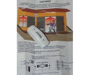 PYRO rivelatore infrarosso di movimento a tenda