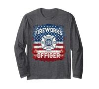 Pyro Tech Chief USA Flag - Direttore della Sicurezza Ufficiale fuochi d'artificio Maglia a Manica