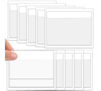 Pyroclasia 10 porta etichette per biglietti da visita, autoadesivi, 16 x 22 cm, per parabrezza, biglietti da visita, per auto e ufficio