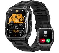 PYRODUM Smartwatch Uomo Chiamata,1.95" Orologio Smart Watch Impermeabilità 5ATM con 100 Modalità Sport Contapassi,Cardiofrequenzimetro Sonno,Notifiche Messaggi,Orologio Fitness Tracker per Android iOS