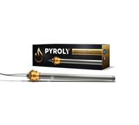 PYROLY Candela di accensione per stufa a pellet compatibile/adattabile PIAZZETTA/SUPERIOR/JOLLY MEC/INTERSTOVES/INVICTA/MCZ/FREEPOINT/RED/KAUSIFLAM/SKIA(150/140mm-Ø9,9mm-280W)