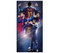 PyrrlicToy Calcio Teli da Mare, Asciugamano da Spiaggia Telo Mare Messsi, Barrce-Lona Telo da Spiaggia, Morbido Assorbente e Asciugatura Rapida, Microfibra Asciugamano da Spiaggiar(140 x 70 cm)