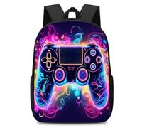 PyrrlicToy Gioco Stampa Borsa a Spalla,Borsa di Moda Esports Borsa per Computer di Grande Capacità per Studenti Zaino per Ragazzi Personalità Borsa di Viaggio per il Tempo Libero-16Pollici