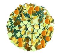 PYRUVAE 100 Pezzi Coriandoli Battesimo e Comunione, Centrotavola con Croce, Foglie di Eucalipto e Cerchi, Segnaposto per Cresima, Decorazioni Tavola Battesimo Bimbo e Bimba, Addobbi per Cerimonia