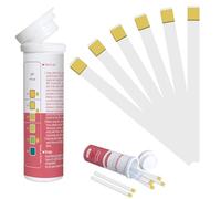 PYRUVAE 100 Pezzi Strisce Reattive PH Vaginale, Test di Test di Salute Vaginale, Test Malattie Sessualmente Trasmissibili, Femelle, Test Candida, Stick Urine, Cartina Tornasole PH