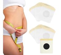 PYRUVAE 50 Pezzi Cerotto Ombelico, Patch Ombelico, Patch Sottile e Facile da Usare, Versione aggiornata, velocemente e delicatamente, per persone di corporatura media e obese, confortevole