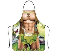 PYRUVAE Divertente Grembiule Chef, Grembiule sexy da cucina BBQ divertente originale grembiule da cucina grembiule con motivo grembiule da cucina, grembiule da barbecue per uomini o amici (3)