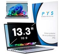 PYS Filtro Privacy 13.3 Pollici 16:9 - Protezione schermo antiriflesso, pellicola anti-luce blu, compatibile con HP/Dell/Acer/Lenovo/Thinkpad/Samsung/ASUS