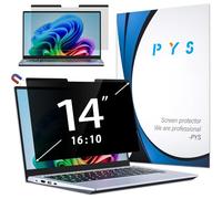PYS Schermo magnetico per la privacy del computer portatile da 14 pollici, 16:10, filtro anti-riflesso per la luce blu, protezione per la privacy rimovibile per Lenovo, HP, Dell