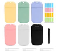 PYSEOSISE Mini Bottiglia di Profumo, 6 Pezzi Riutilizzabile Atomizzatore di Profumo Bottiglia, 30ml Profumo da Viaggio Portatile Nebulizzatore Profumo per Liquidi Cosmetici e Profumo