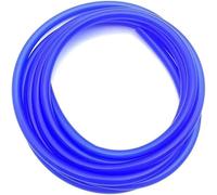 PYSyansu Tubo Flessibile in Silicone Trasparente for Uso Alimentare da 1 Metro - ID 0,5-10 mm, DE 1-16 mm, for Il Trasporto di Acqua, Gas e liquidi(Blue,4mmx7mm)