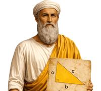 Pythagoras Of Samos (Robe) Half Body Buddy Cutout