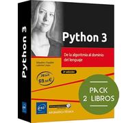 Python 3: Pack de 2 libros: de la algoritmia al dominio del lenguaje (2ª edición)