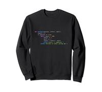 Python Code T-shirt: programmazione della sintassi del successo Felpa