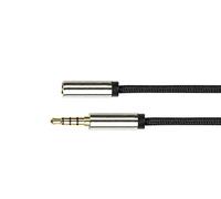 PYTHON Series PREMIUM Prolunga jack (4 poli) 3 m Nero