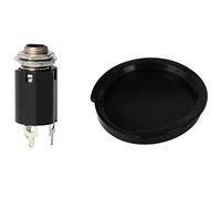 Pyugxab 1 copertura per foro audio per chitarra acustica EQ da 38 pollici/39 pollici e 1 jack nero per chitarra per qualsiasi pickup equalizzatore per chitarra