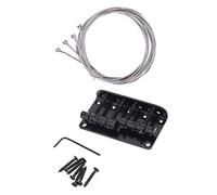 Pyugxab 1 set di 4 corde in stile vintage per basso hardtail e 4 corde per basso in acciaio