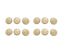 Pyugxab 12 Pezzi Pulsanti per un Valvola per Dito Coperchio un Vite per Accessori per Basso Musicale Giallo