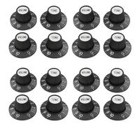 Pyugxab 16X Manopole per da Strega Manopole per A Cilindro Manopole di Controllo Volume Tono per Pedale Effetto Amplificatore per Chitarra Elettrica