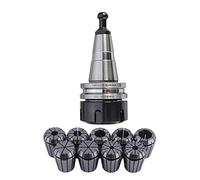 Pyugxab 1x ISO30 ER32 Balance Pinza Mandrino G2.5 24000rpm CNC Toolholder & 9pcs ER32 Molla Collet Set 2/4/6/8/10/12/16/18/20mm