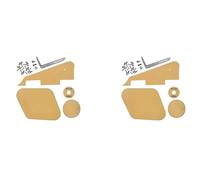 Pyugxab 2 Set Cream Pickguard/Cavità/Coperture Interruttori/Piastra Selettore Pickup/Staffa/Sostituzione Chitarra Stile per Lp