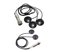 Pyugxab 2 trasduttori universali pickup piezoelettrici 3 6,35 mm per chitarra acustica, ukulele, mandolino, 78 cm e 55 cm