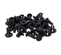 Pyugxab 20 Pezzi Rivetti in plastica Nera con Chiusura a Pressione 8 x 14 x 16mm