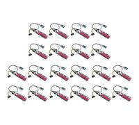 Pyugxab 20X PCIe a PCI Express 16X Riser per Laptop Scheda grafica esterna BTC Miner MPCIe a PCI-E Slot Mining Card