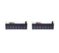 Pyugxab 2X 7 Porte USB 3.0 Hub 5 GBS 5,25 Pollici CD-Rom Drive bay CD Rom Pannello Anteriore per Case del Computer+ USB 3.0 19-Pin Header A Tipo A Dual Chip PCI-e 1X PCI-e 16X