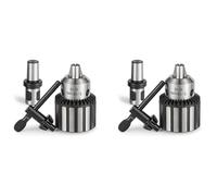 Pyugxab 2X Mandrino per Trapano Magnetico Super Resistente da 1/2 Pollice (1-13 mm) con Adattatore per Codolo da 3/4 di Pollice