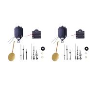 Pyugxab 2X Movimento un Pendolo al Quarzo Parti di Riparazione da Parete DIY, Meccanismo DIY Movimenti un Pendolo Sostituzione Carillon Orologio da Parete