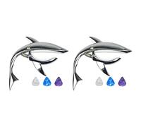 Pyugxab 2X per Chitarra Capo nel Lega di per Chitarre Classiche Elettriche Acustiche e Capo per Ukulele Basso con Plettro,