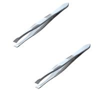 Pyugxab 2X Tono in Acciaio da 3,5 pollice Lunghezza Pinzette per Il Sopracciglio