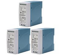 Pyugxab 3X Alimentatore Din-60 12V 60W Din Rail Alimentatore Regolatore di Tensione Ac-Dc 110V 220V