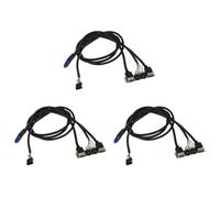 Pyugxab 3X Pannello Frontale da 60 cm USB3.0 + USB3.0 + Porta Jack Audio HD Scheda I/o + Interno Cornice USB di Estensione DIY
