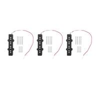 Pyugxab 3X Professionista Basso Elettrico Tipo Aperto Pickup un Ponte Silenzioso per Style un 4 Corde, Nero 95X18,3Mm