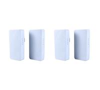 Pyugxab 4 Pezzi Router WiFi Esterno 2.4G 300Mbps Ripetitore Router Bridge Wireless WiFi 1KM Extender WiFi A Lungo Raggio 24V Poe Spina UE
