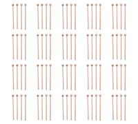 Pyugxab 40 paia di mazzuole in legno per percussioni per carillon, xilofono, blocchi di legno, glockenspiel e campane