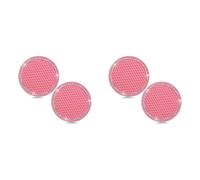 Pyugxab 4Pcs Rosa Bling Auto Cup Holder Strass Auto Antiscivolo Inserto Tazza Mat Drink Sottobicchieri Accessori per Veicoli di