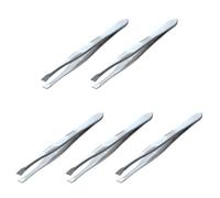 Pyugxab 5X Tono In Acciaio da 3,5 Pollice Lunghezza Pinzette per il Sopracciglio