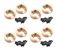 Pyugxab 8Pcs 110G Ottone Contrappeso Equilibrio Peso per CR3.4 KHAMBA CR1.8 Yucatan RC Crawler Auto Parti di Aggiornamento