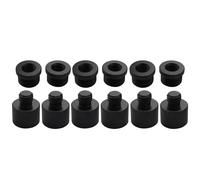 Pyugxab Adattatore per Filettatura Microfono da 12 Pezzi 5/8 Femmina Un 3/8 E 3/8 Femmina Un 5/8 Filettatura Adattatore per Vite per Supporto Microfono