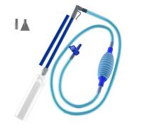 Pyugxab Aspiratore manuale per piscina con valvola, manuale SpaVac con 2 adattatori per ugelli per sporco, erba e altri depositi, blu