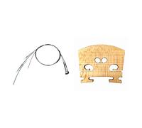 Pyugxab Corde per violino 4/4 con anima in acciaio e ponte per violino 4/4