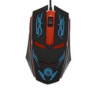 Pyugxab K2 - Mouse da gioco con USB, 3 pulsanti, 1600 Dpi, mouse ottico per computer, laptop, notebook, videogiochi, colore: rosso