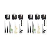 Pyugxab Meccanismo Orologio da Parete con 8 Paia di Lancette Diverse, Movimento 'Orologio Silenzioso Ad Albero Lungo e Corto, per la Riparazione 'Orologio