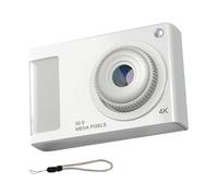 Pyugxab Mini videocamera 4K da 48 MP HD, in plastica, con luce di riempimento, per bambini e studenti, colore